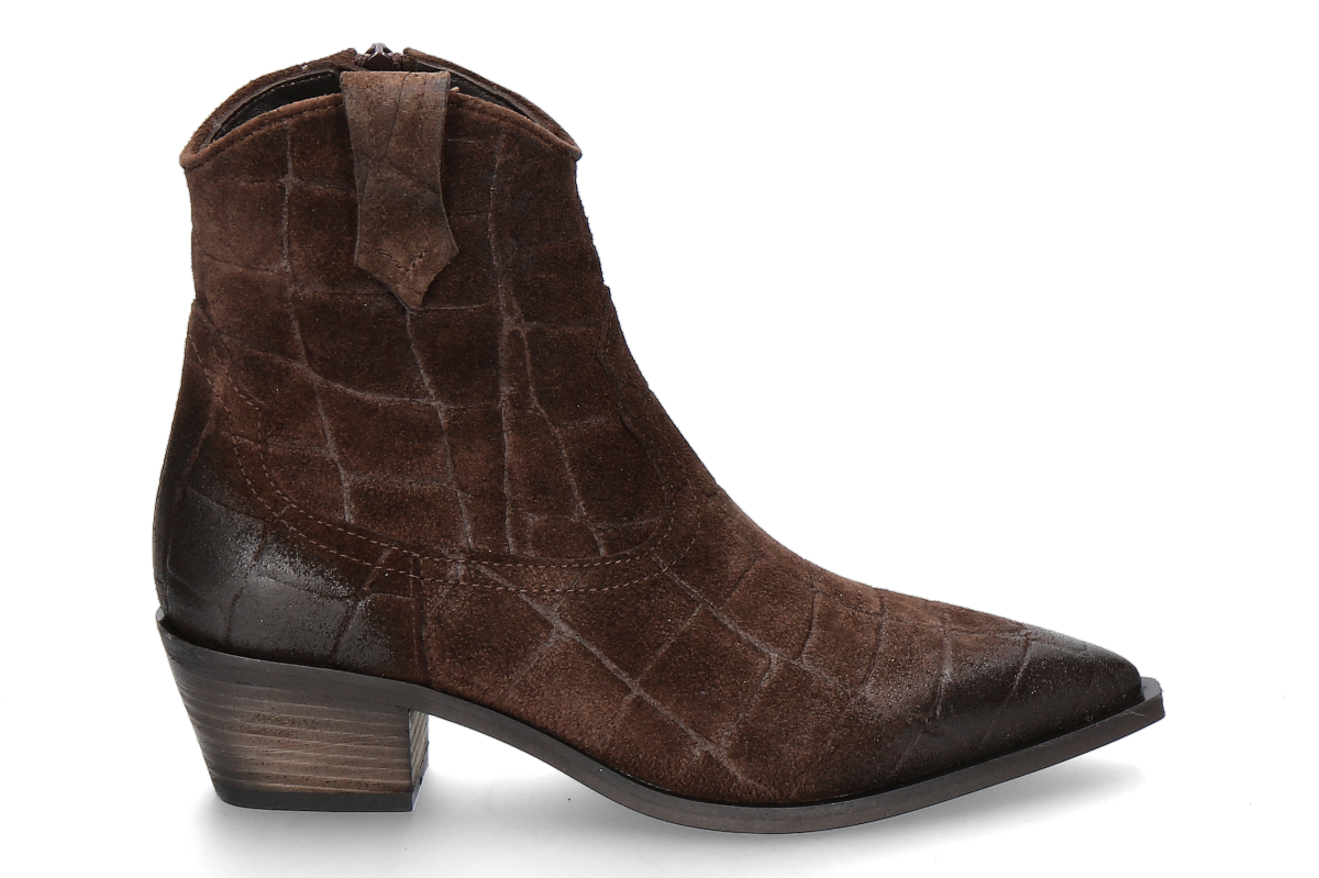 mimmù Stiefelette COCCO- dunkelbraun/ testa di moro