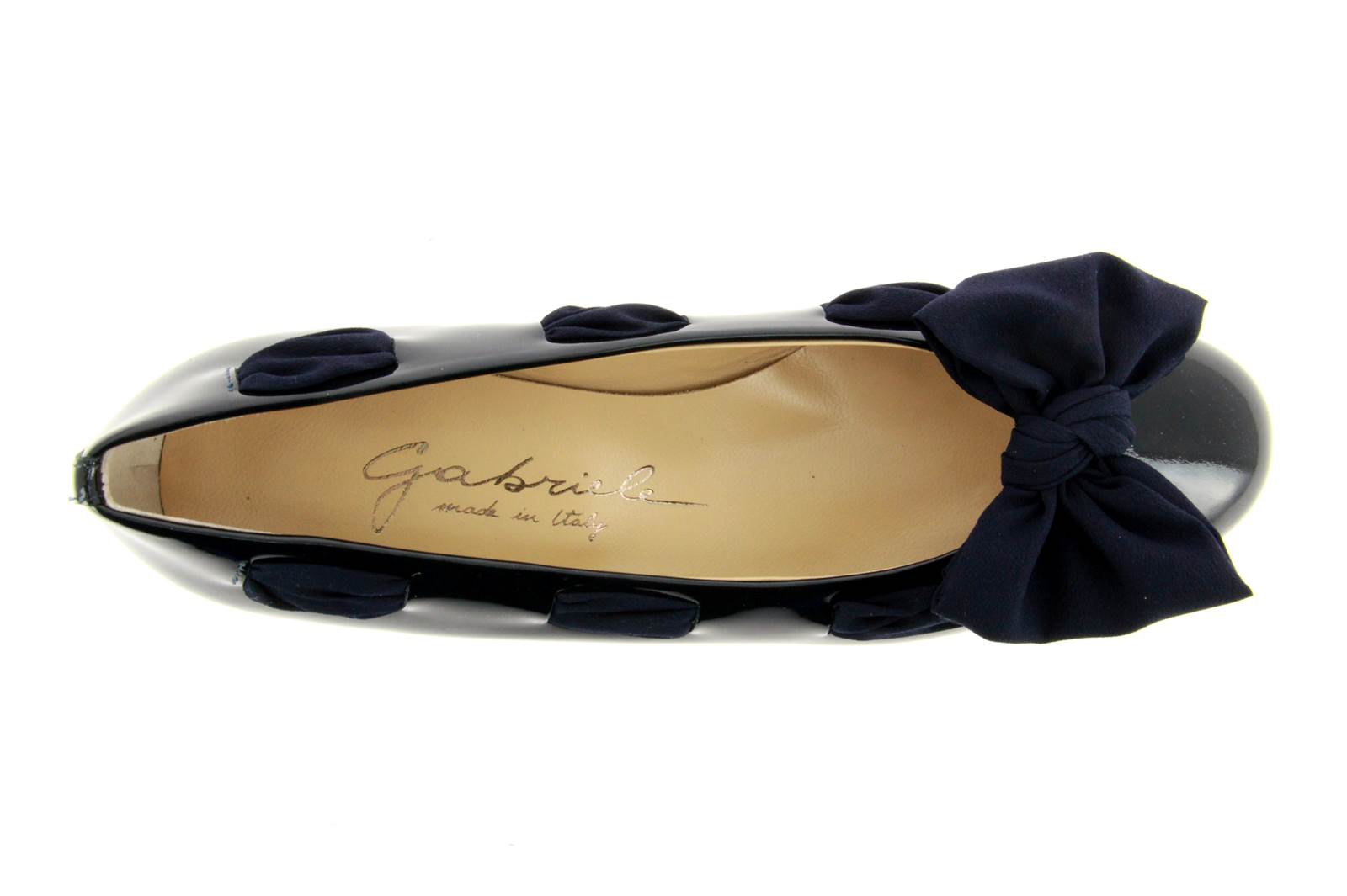 Gabriele Ballerina SETA BLU VERNICE (35)