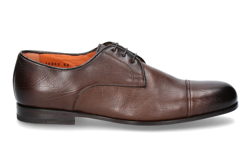 Santoni Schnürer LEATHER ANTIK BROWN (44½)