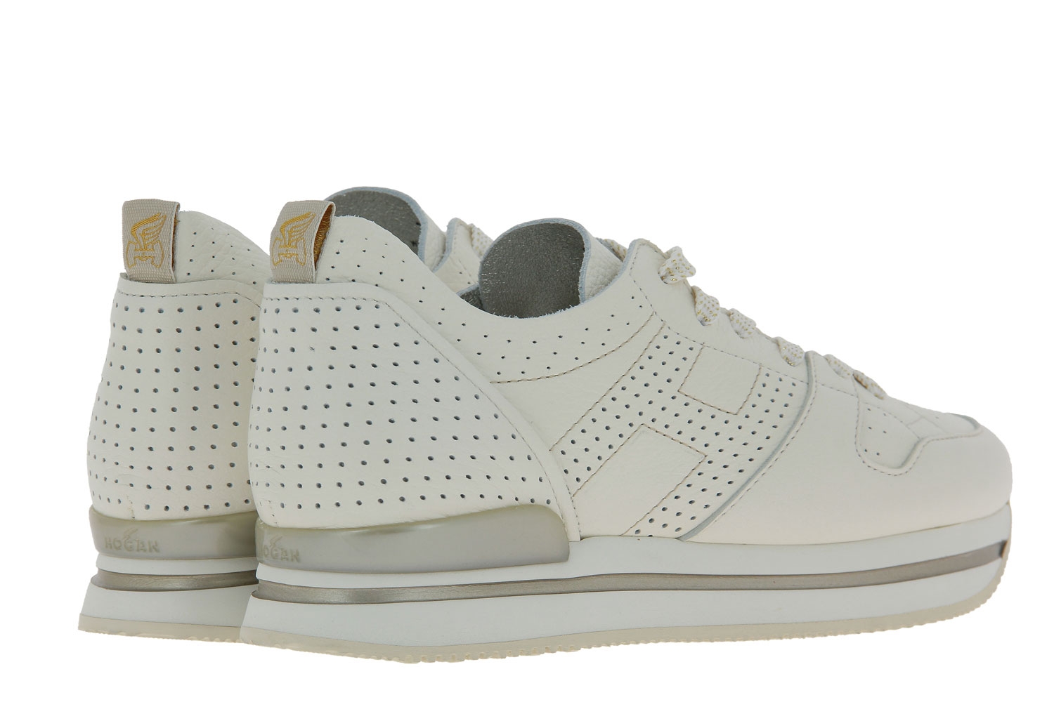 Hogan Sneaker ALLACCIATO CON FORATURA BIANCO PLATINO (40)