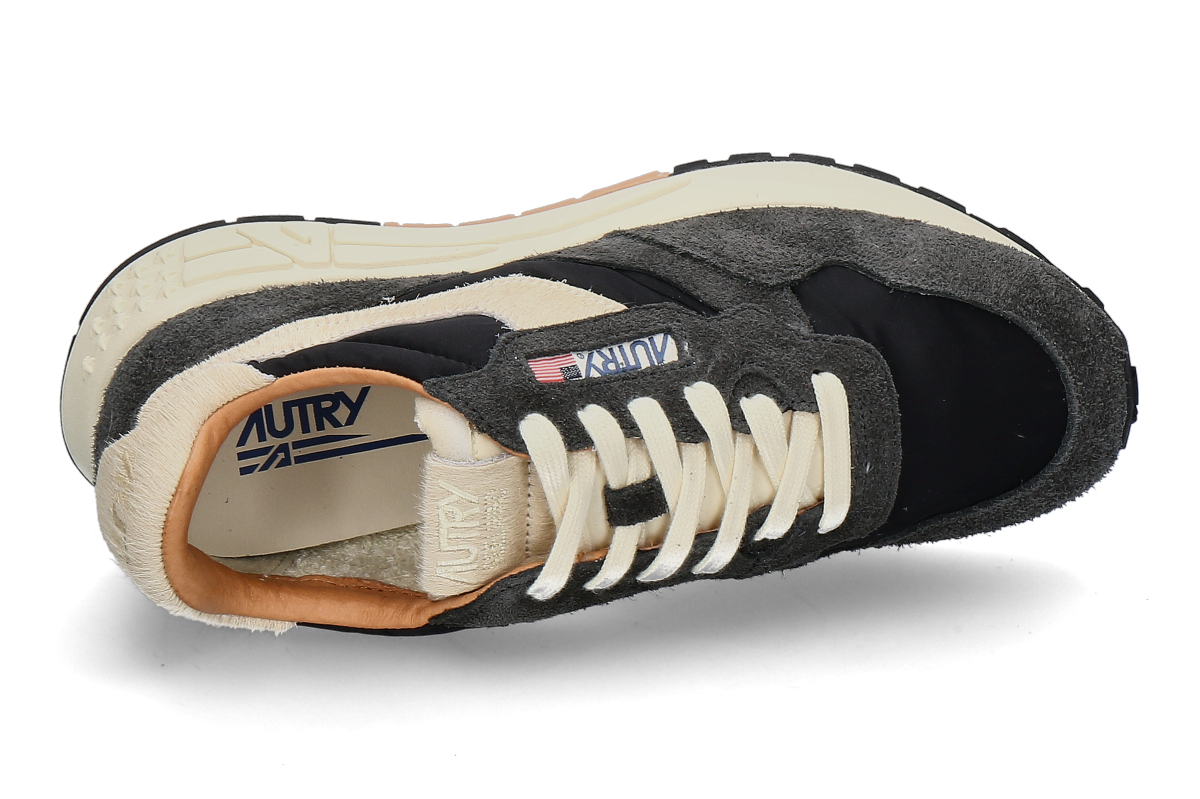 Autry Herren- Sneaker REELWIND SUEDE NYLON PONY UP04- dunkelgrau_132900309_4
