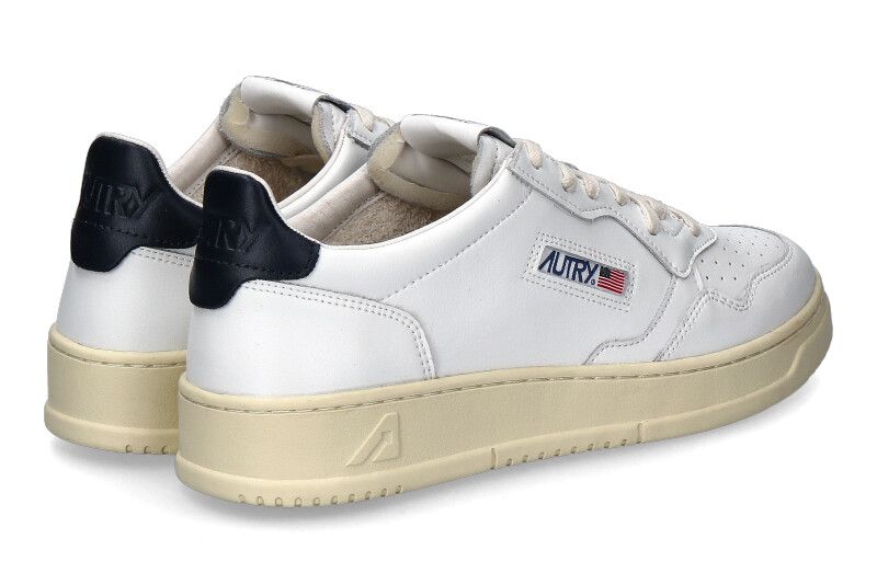 Autry Sneaker LOW MAN LEATHER WHITE/BLUE (41)