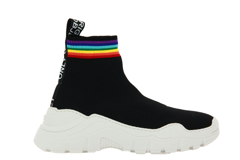 Méliné Sock-Sneaker CALZ.NERO RAINBOW NASTRO NERO (40)