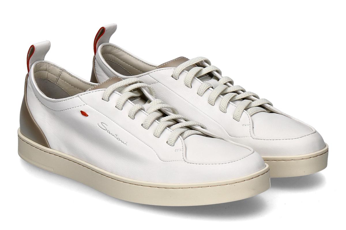 Santoni Herren- Sneaker MONTE CARLO- weiß/ white