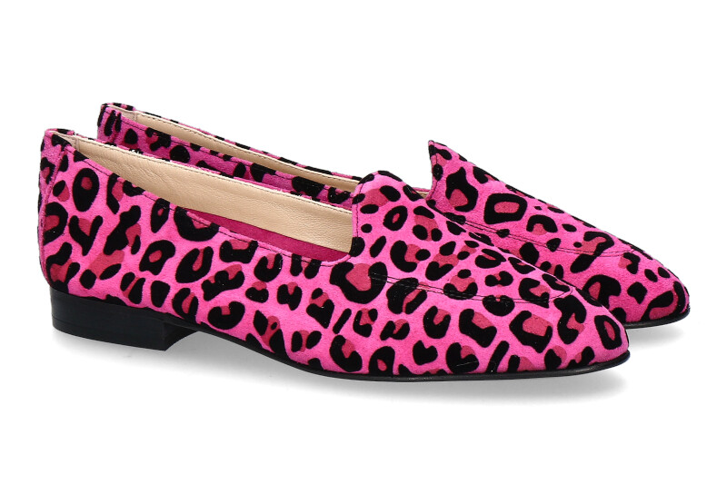 ScarpaRossa Slipper BENITO LEOPARDINO FUXIA