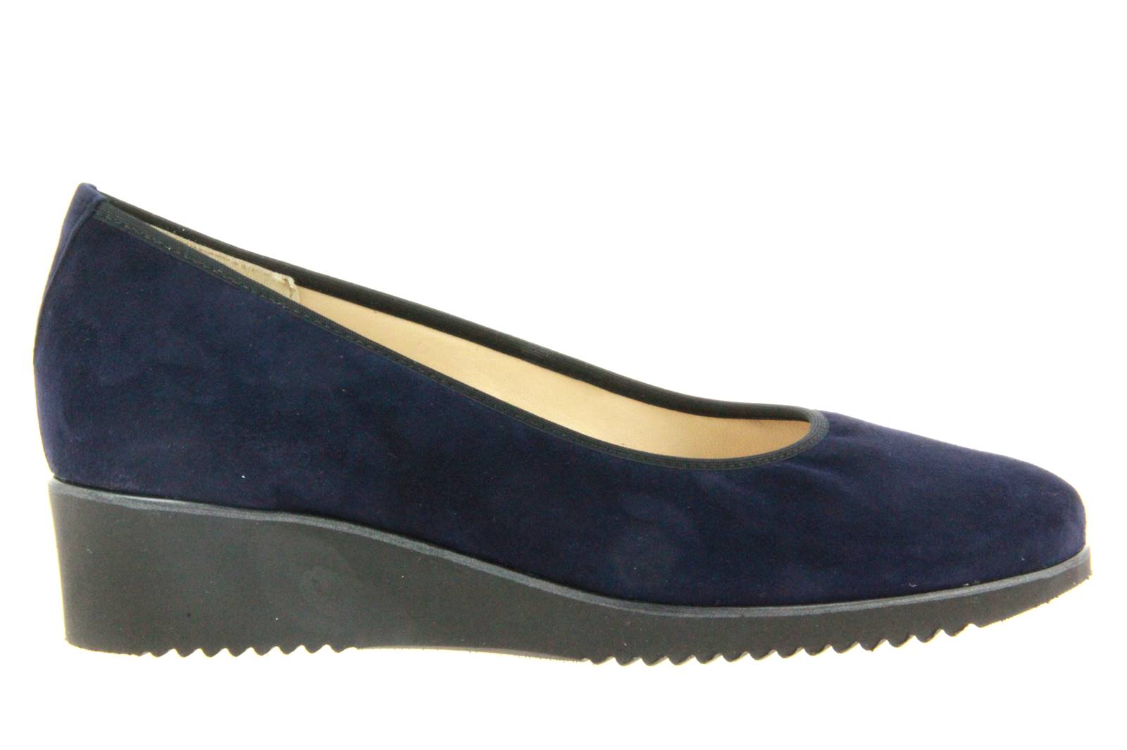 Hassia Slipper GENUA SAMTZIEGE NIGHTBLU (39)