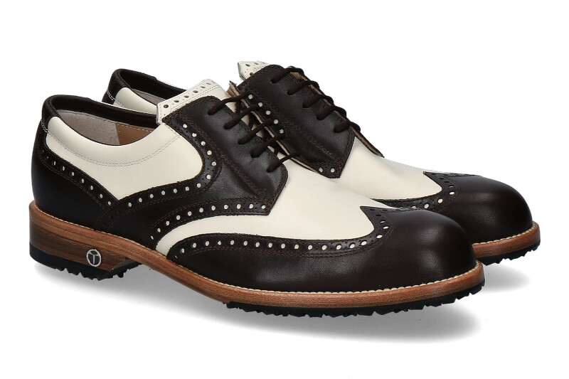 Tee Golf Shoes Herren- Golfschuh TOMMY CHOCOLATE PICCIONE (46)
