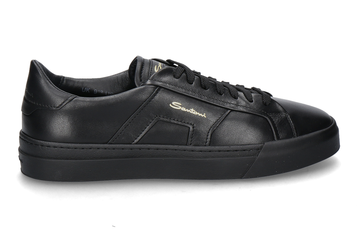 Santoni Herren- Sneaker DBS- black/schwarz
