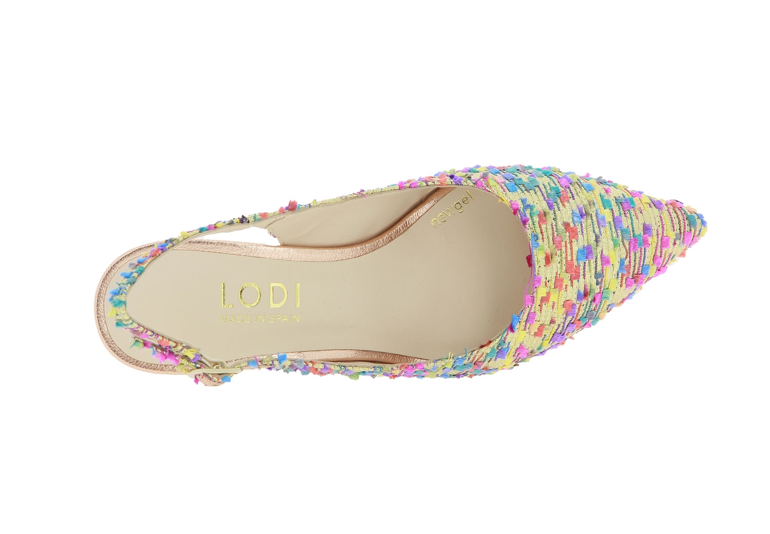 Lodi Slingpumps CREMA-TEX PARTY CAVA SOL NUDE (36½)