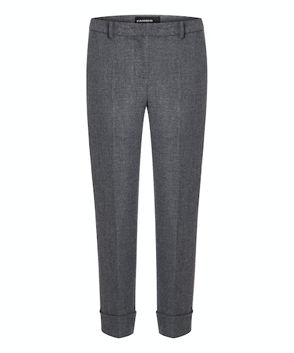 Cambio Hose KRYSTAL STRUCTURED WOOL SUBSTITUTE -asphalt grey 