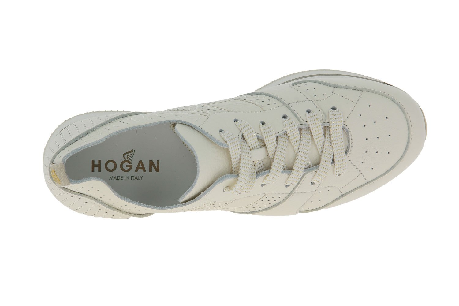 Hogan Sneaker ALLACCIATO CON FORATURA BIANCO PLATINO (40)