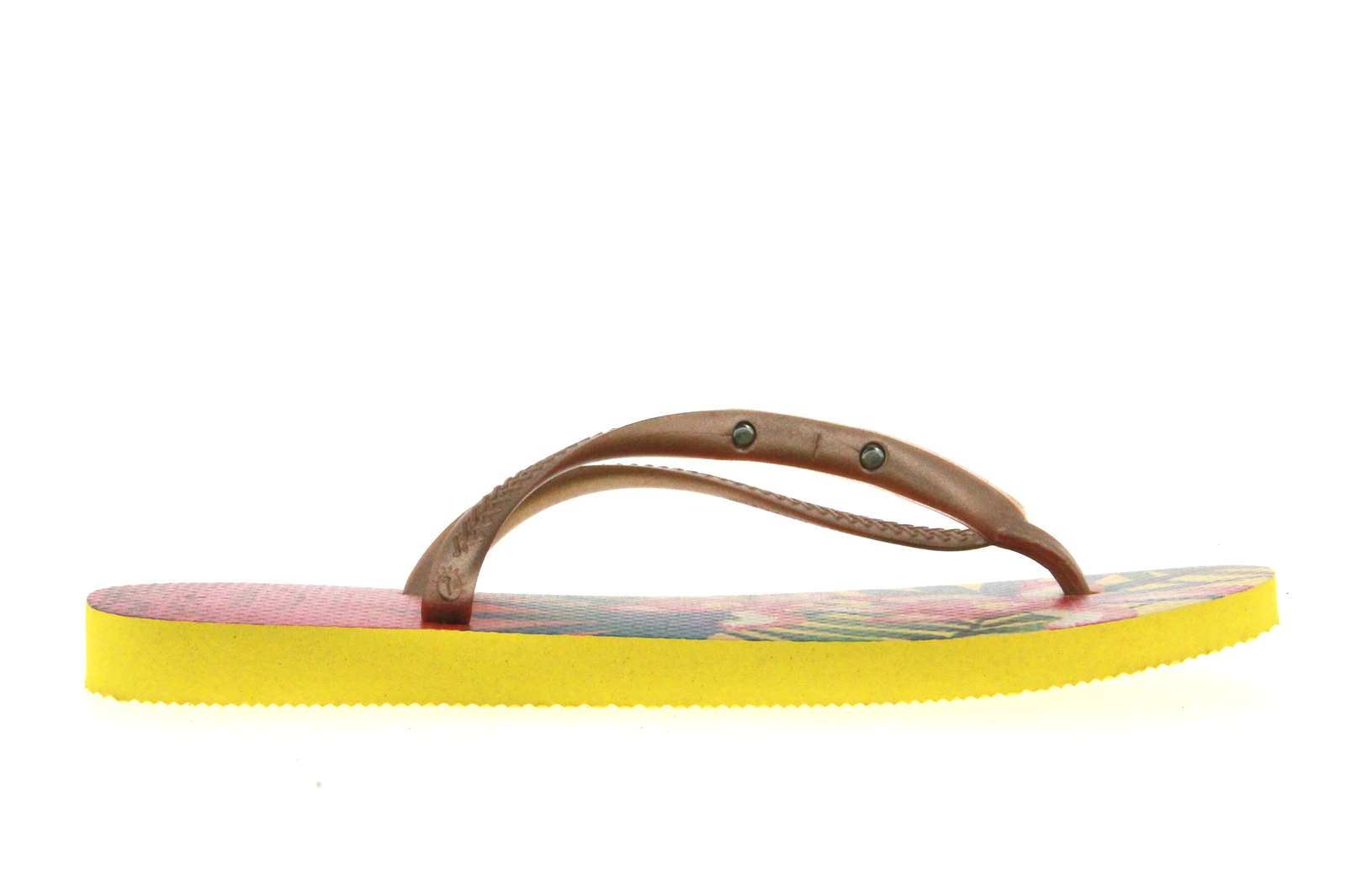 Havaianas Zehenstegsandale SLIM TROPICAL LIGHT YELLOW (39-40)