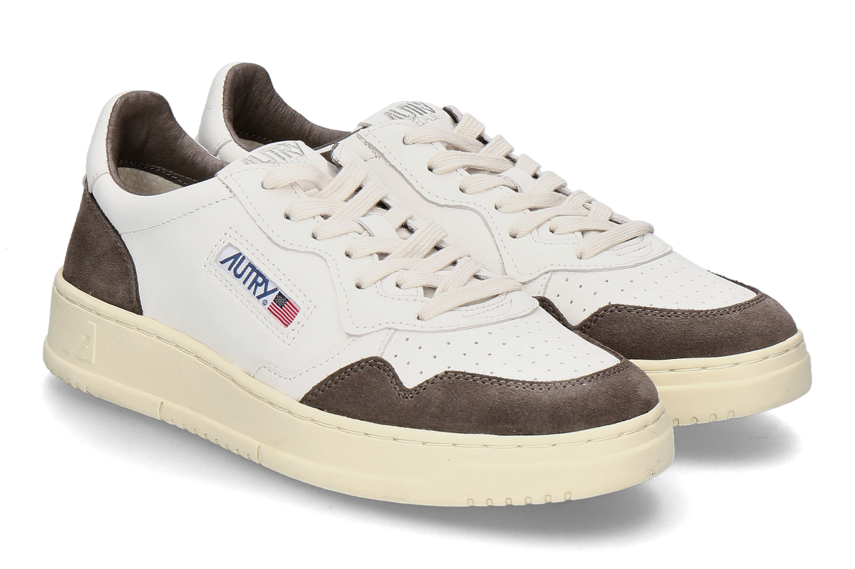 Autry Herren- Sneaker MEDALIST GOAT SUEDE GS45- white/ morel