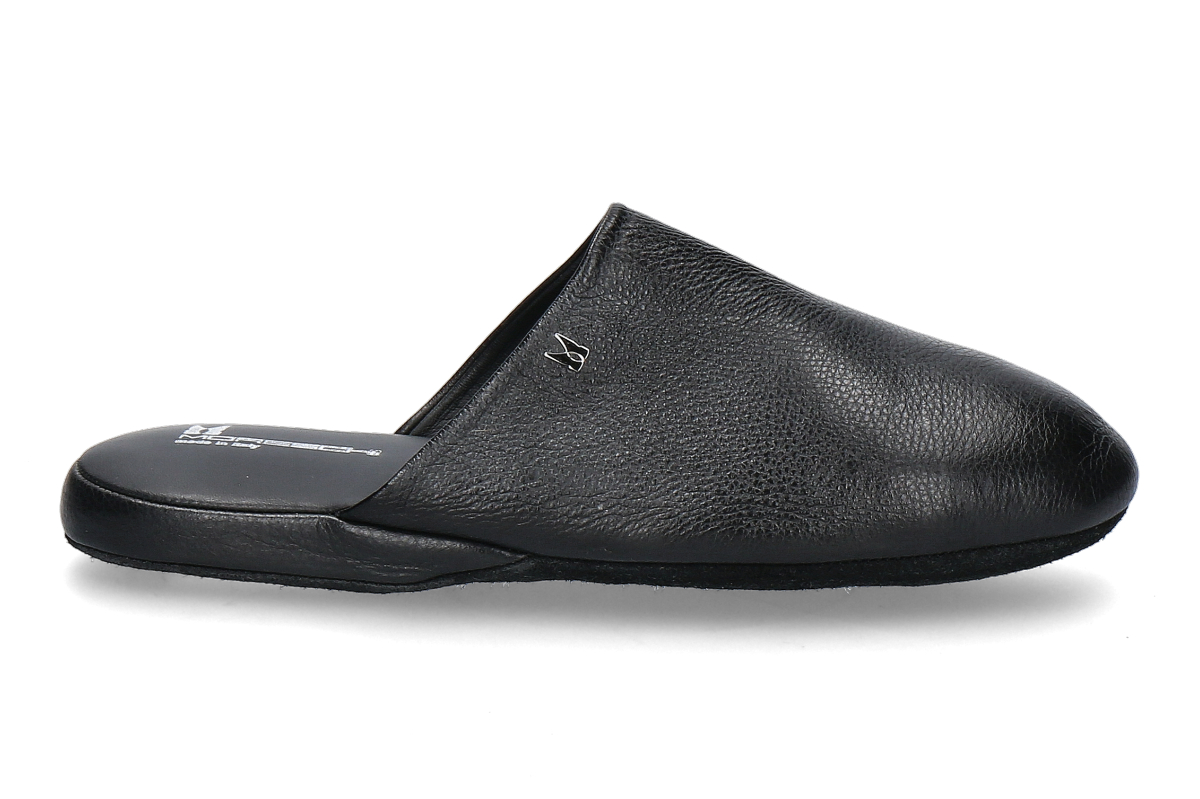 Moreschi Hausschuh- Pantolette AMERIGO NAPPA- nero_522000004_3