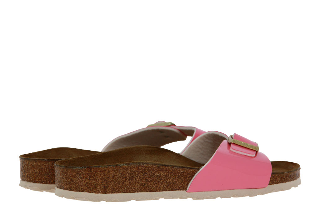 Birkenstock Pantolette SCHMAL MADRID CREAM CORAL (38)