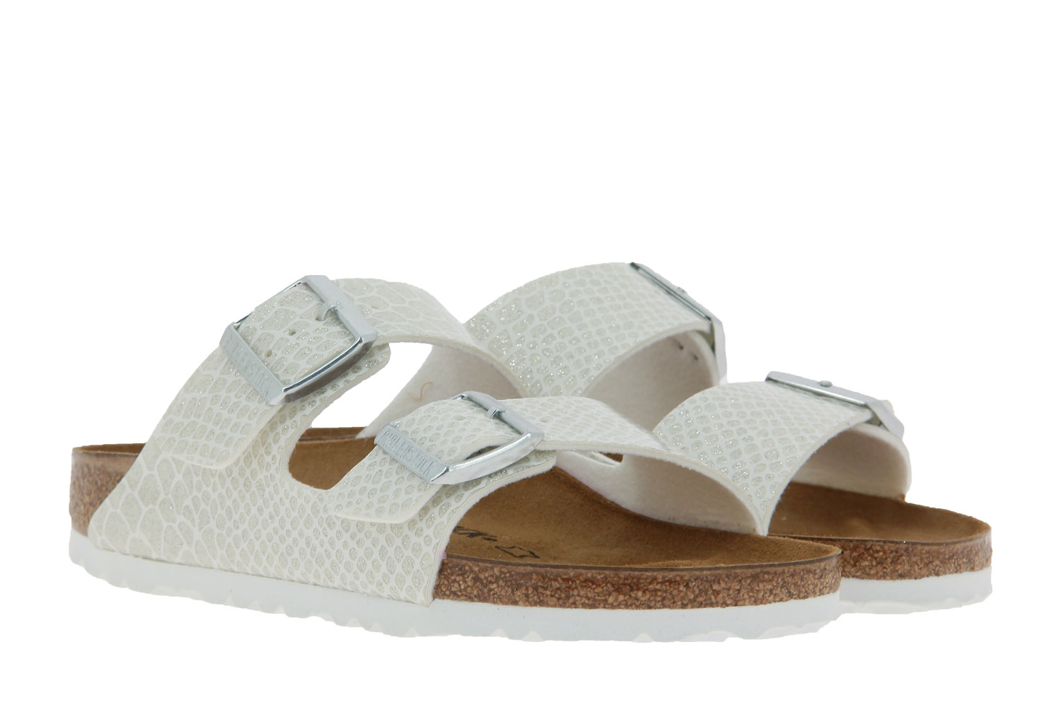 Birkenstock Pantolette SCHMAL ARIZONA BS MAGIC SNAKE WHITE (42)