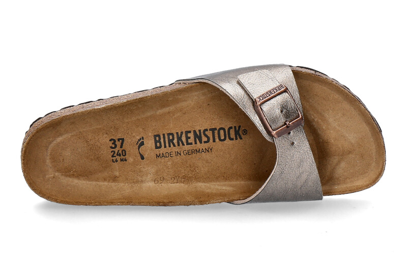 Birkenstock Pantolette MADRID SCHMAL- graceful taupe