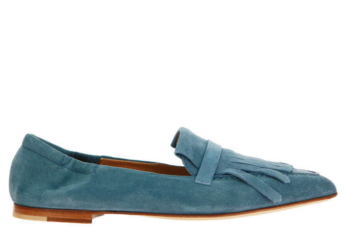 Pomme D'Or Slipper CAMOSCIO STONE BLUE (40½)