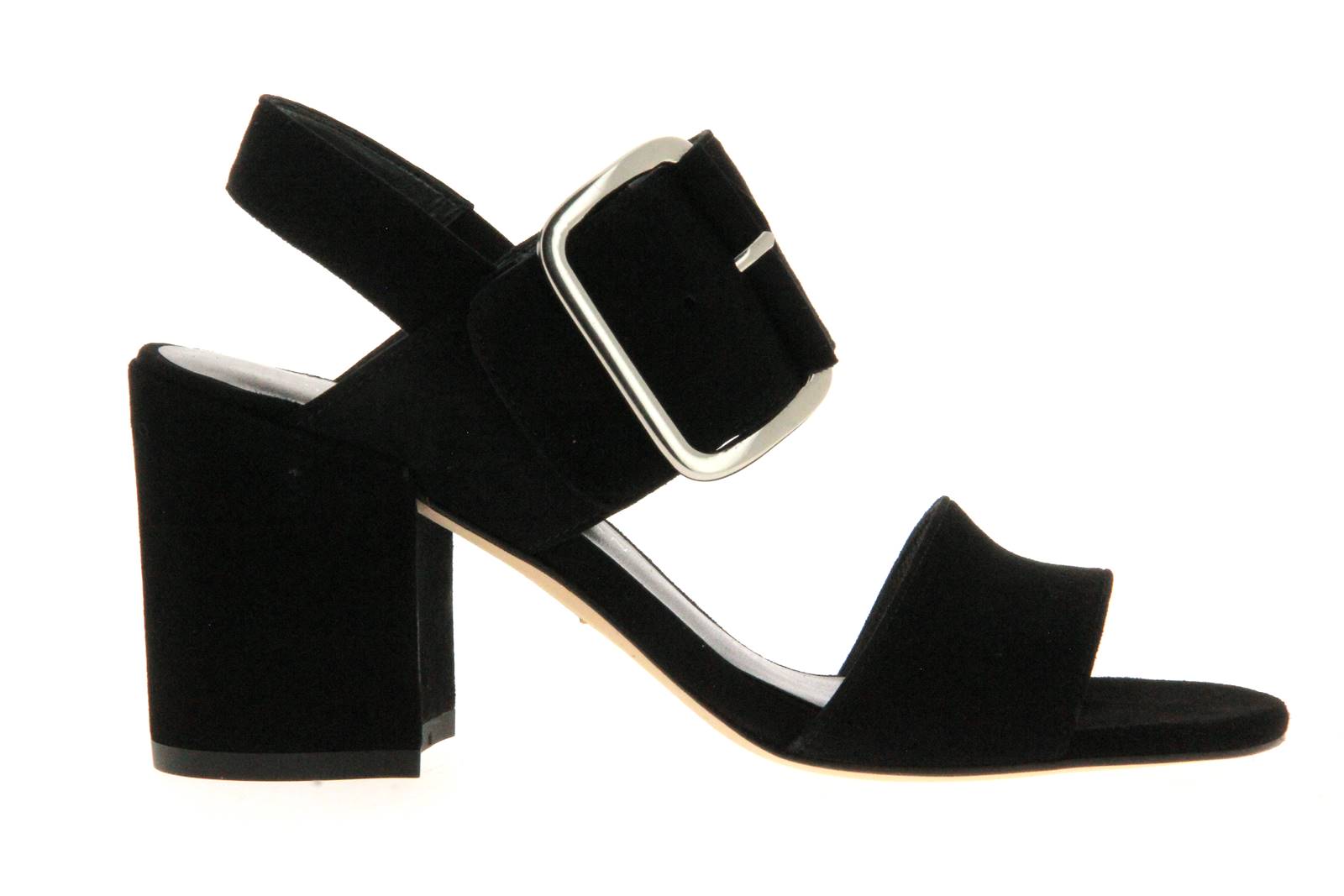 Stuart Weitzman Sandale CITYSANDAL BLACK SUEDE (40)