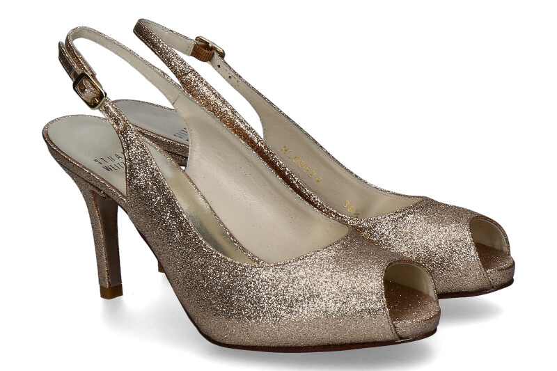 Stuart Weitzman Sandale LITLEY SAND MINI GLITTER (38½)