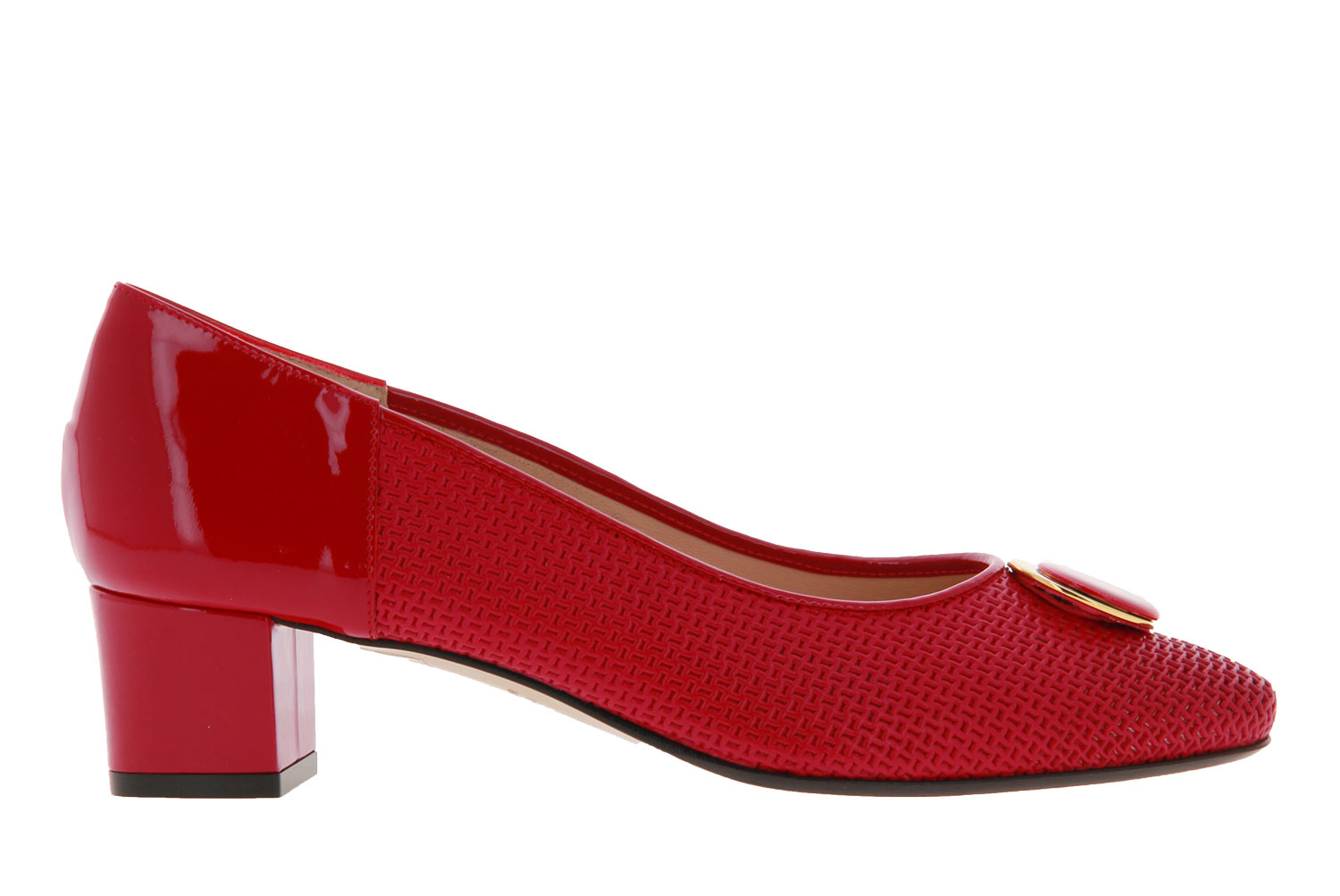 Donna Laura Venezia Pumps NAPPA ROSSO FORATO LEGO (37 )