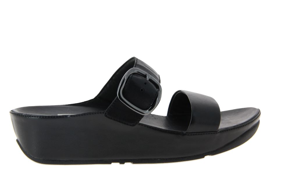 Fitflop Pantolette STACK SLIDE BLACK (37 )