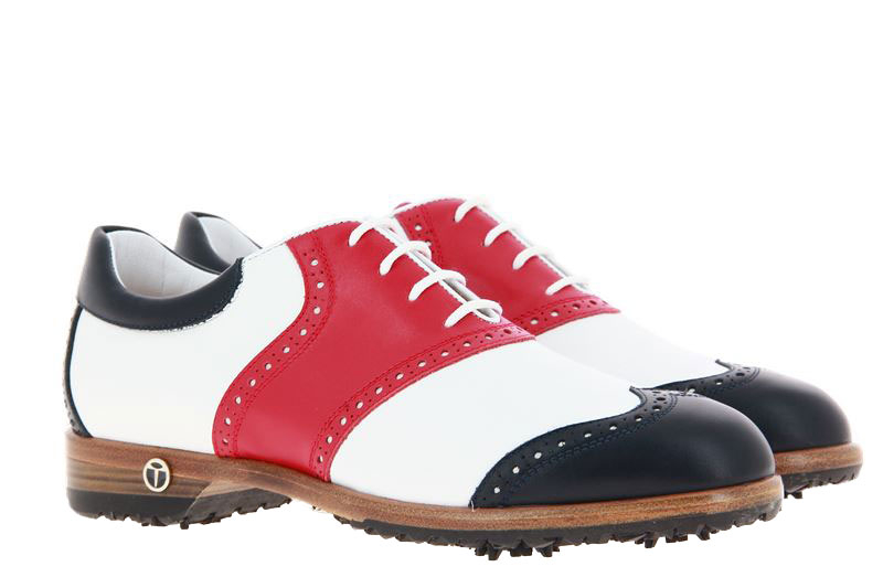 Tee Golf Shoes Damen- Golfschuh SUSY BLU BIANCO ROSSO (39½)