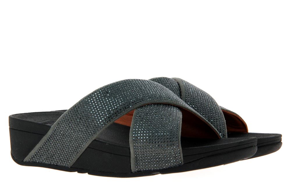 Fitflop Sandale RITZY SLIDE PEWTER (39)