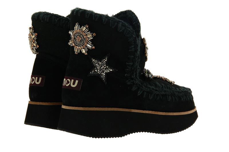 mou Boots RUNNING ESKIMO 18 STAR PATCHES BLACK (41)