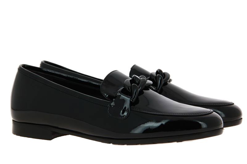 Luca Grossi Slipper CARRASCO VERNICE NERO (38½)