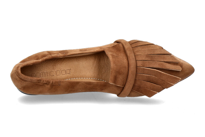 Pomme D'Or Slipper GRACE CAMOSCIO TOFFEE (38)