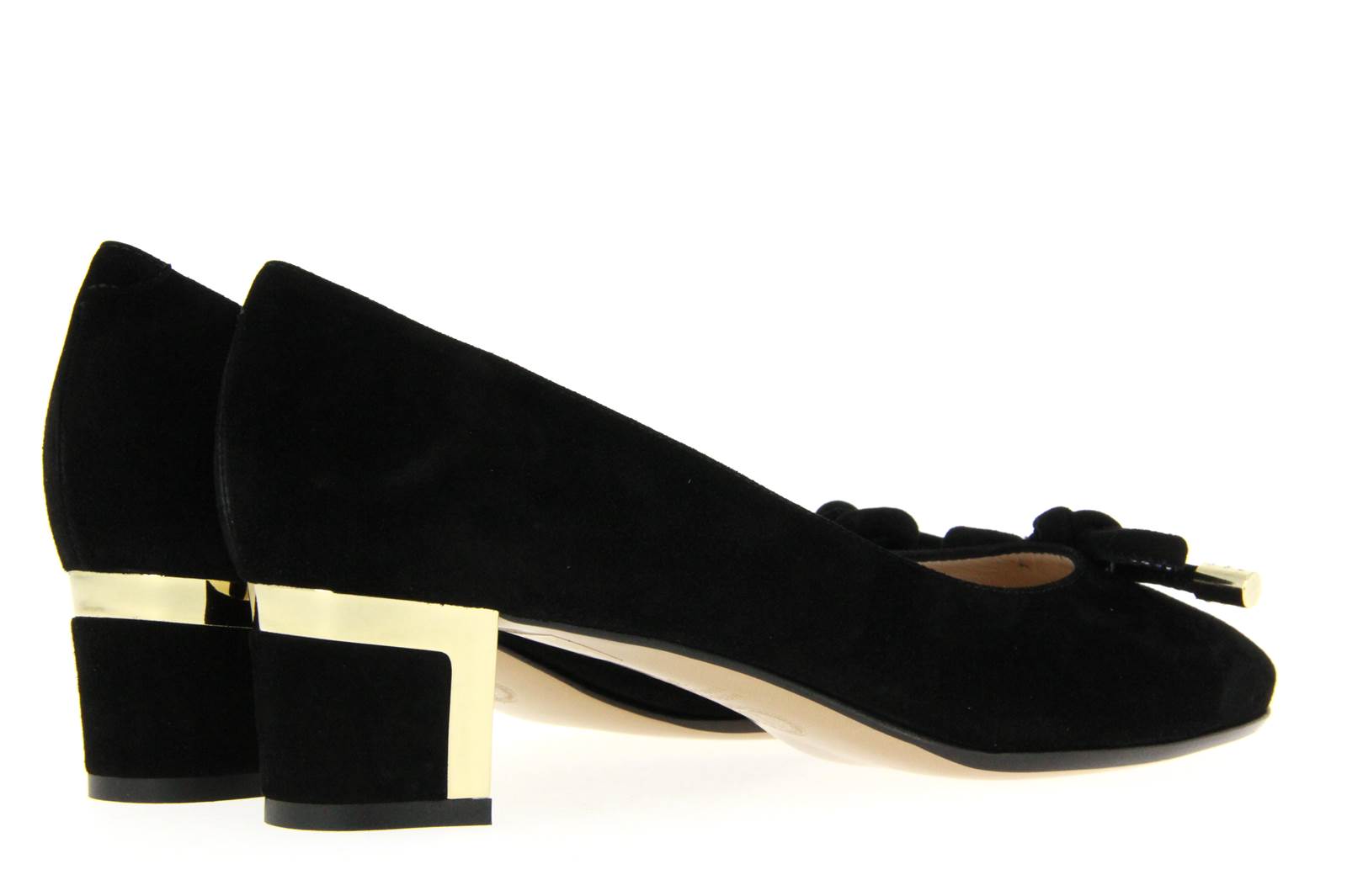 Donna Laura Venezia Pumps CAMOSCIO NERO (37 )