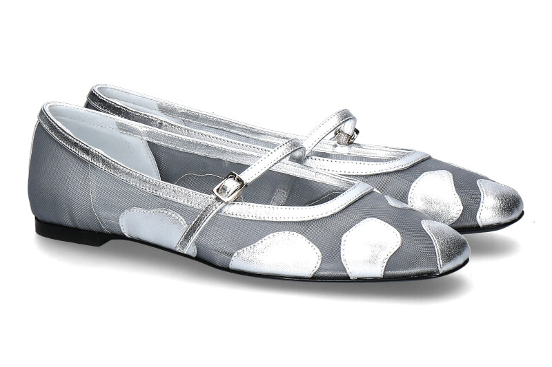 Roberto Festa Slingballerina RACHEL tulle grigio luxor silber