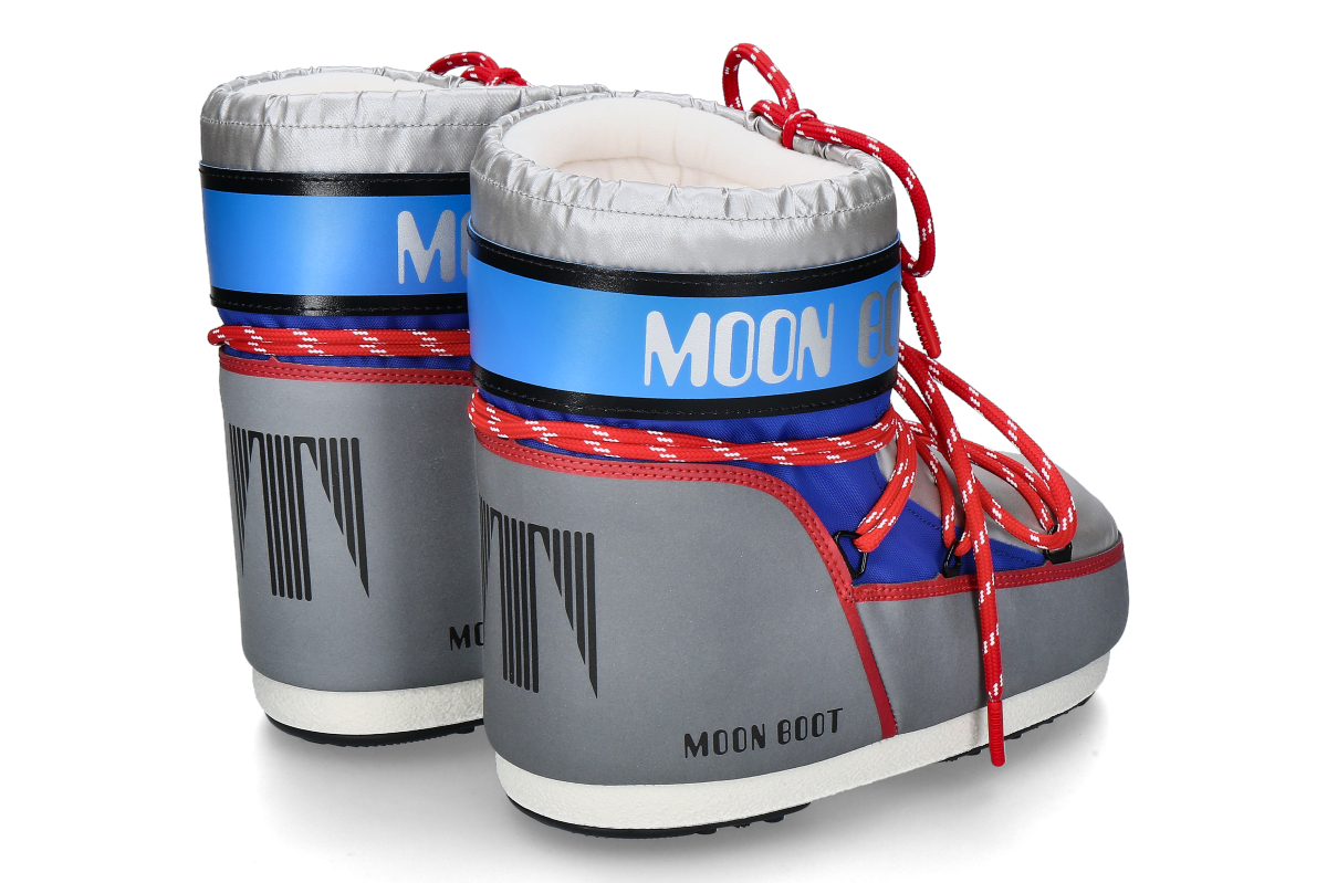 Moon Boot Damen Bootie ICON LOW SPACE RACING- mehrfarbig silber_263900022_2