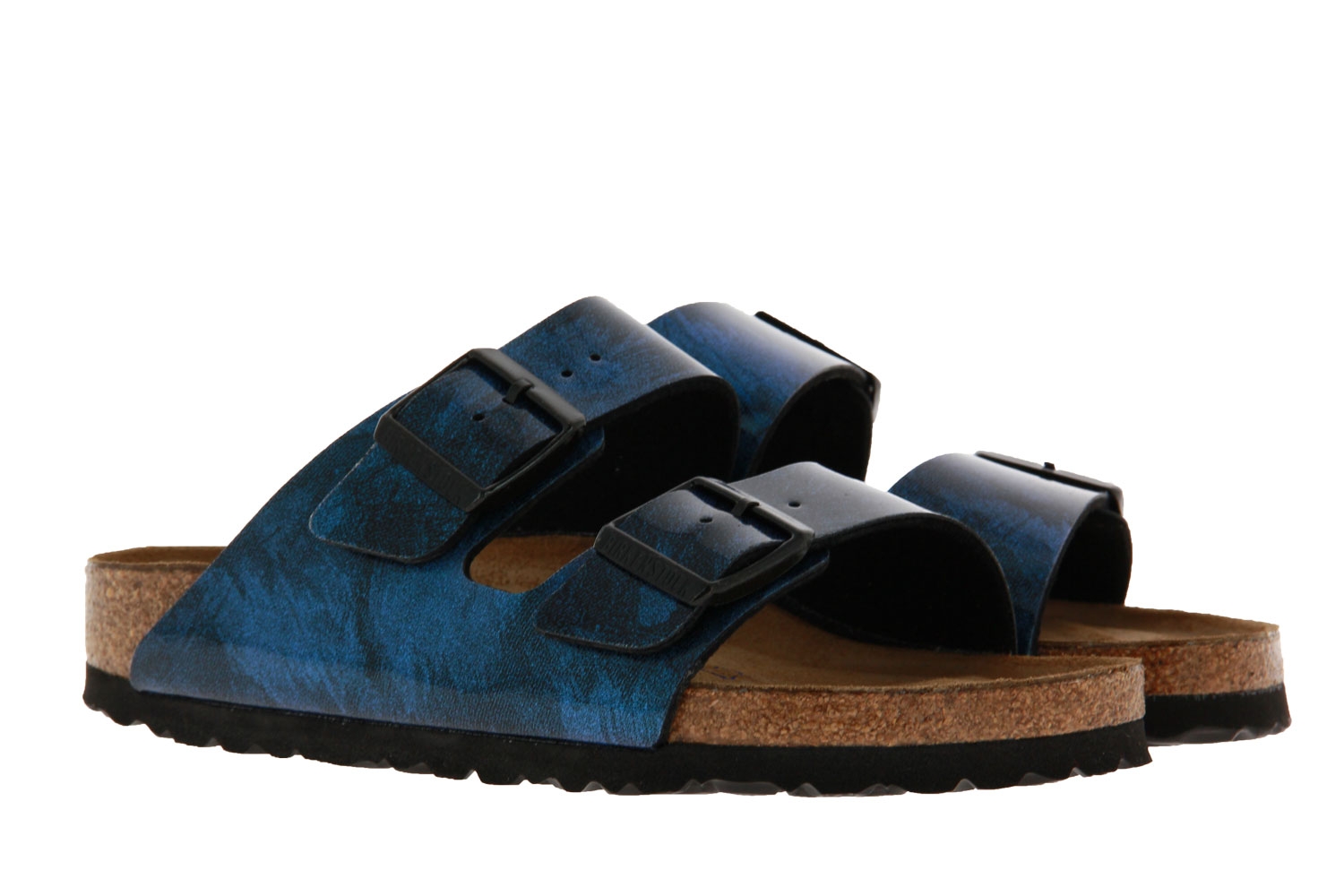 Birkenstock Pantolette ARIZONA SCHMAL IRIDE STRONG BLUE (40)