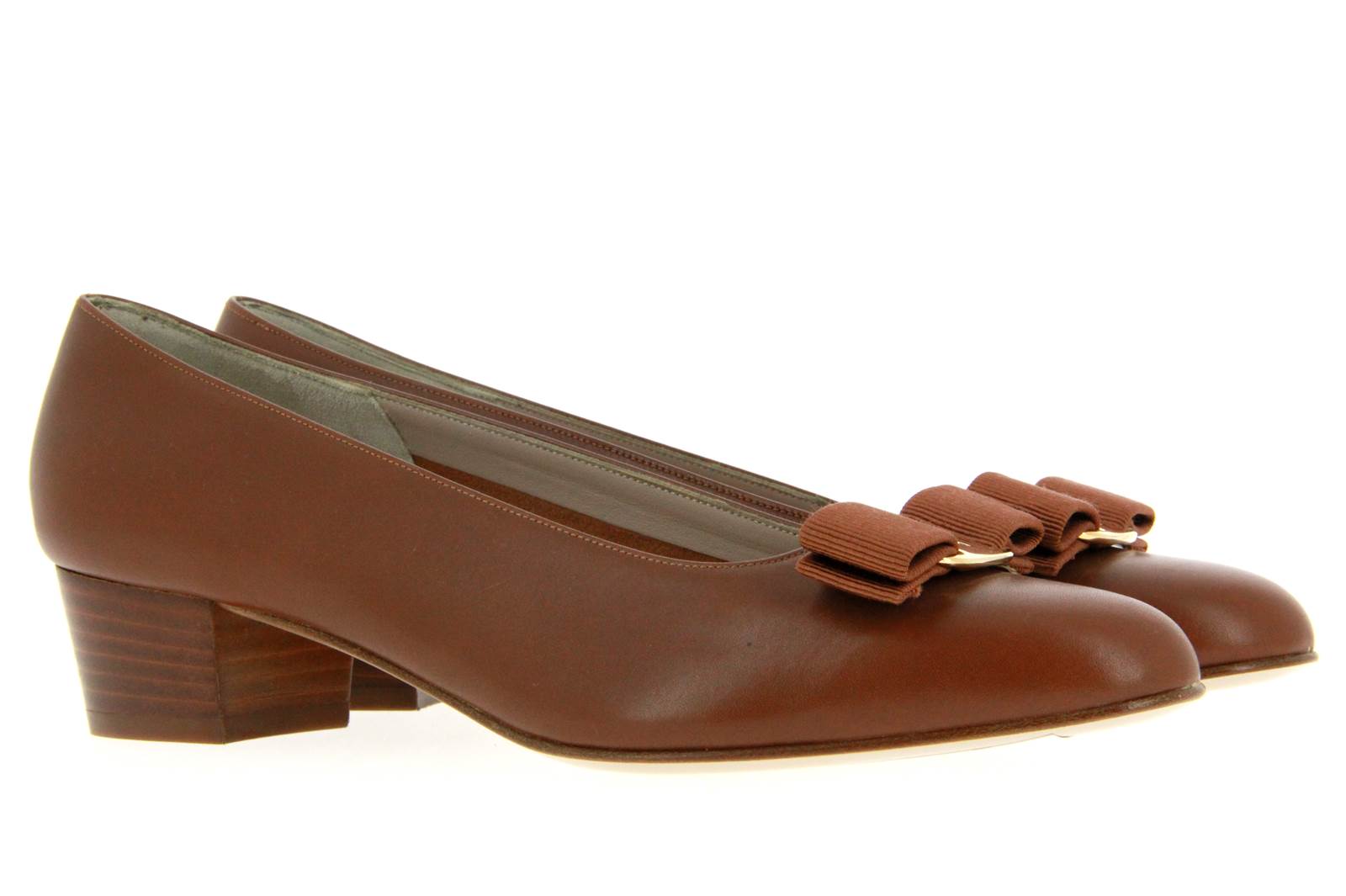 Salvatore Ferragamo Pumps VARA TAN CALF (40½)