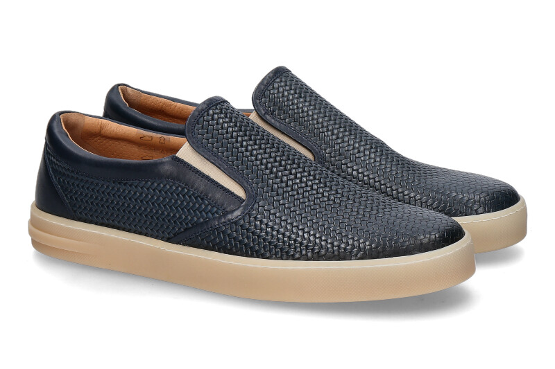 Moreschi Slipper PERLE BLU SCURO (43)
