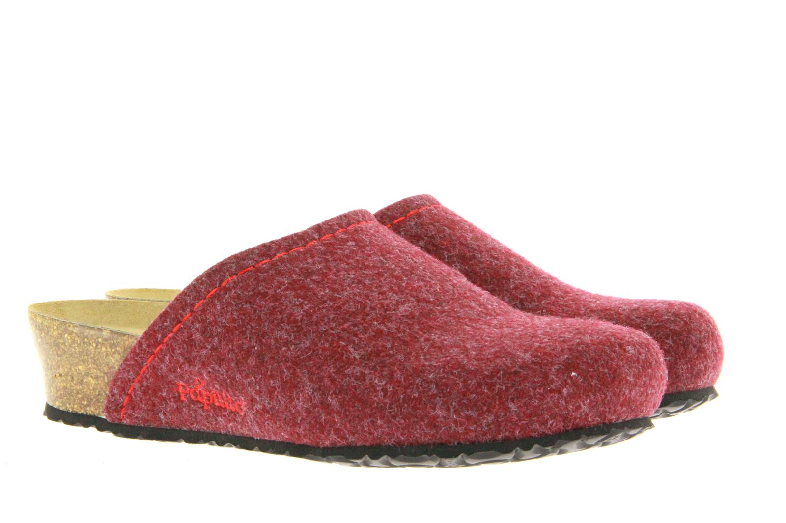 Papillio by Birkenstock Clogs AUDREY SCHMAL FILZ RED (41)