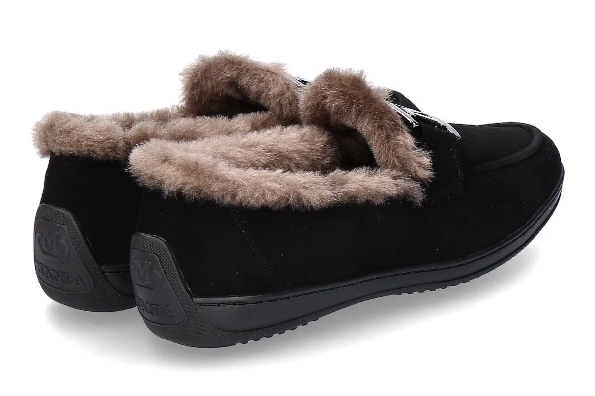 Mania Loafer gefüttert 1409 CAMOSCIO- schwarz_242000369_2