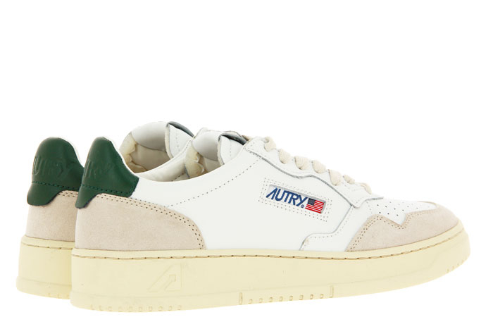 Autry Sneaker LOW MAN LEATHER SUEDE WHITE DARK GREEN (42) Autry Sneaker LOW MAN LEATHER SUEDE WHITE DARK GREEN (42)