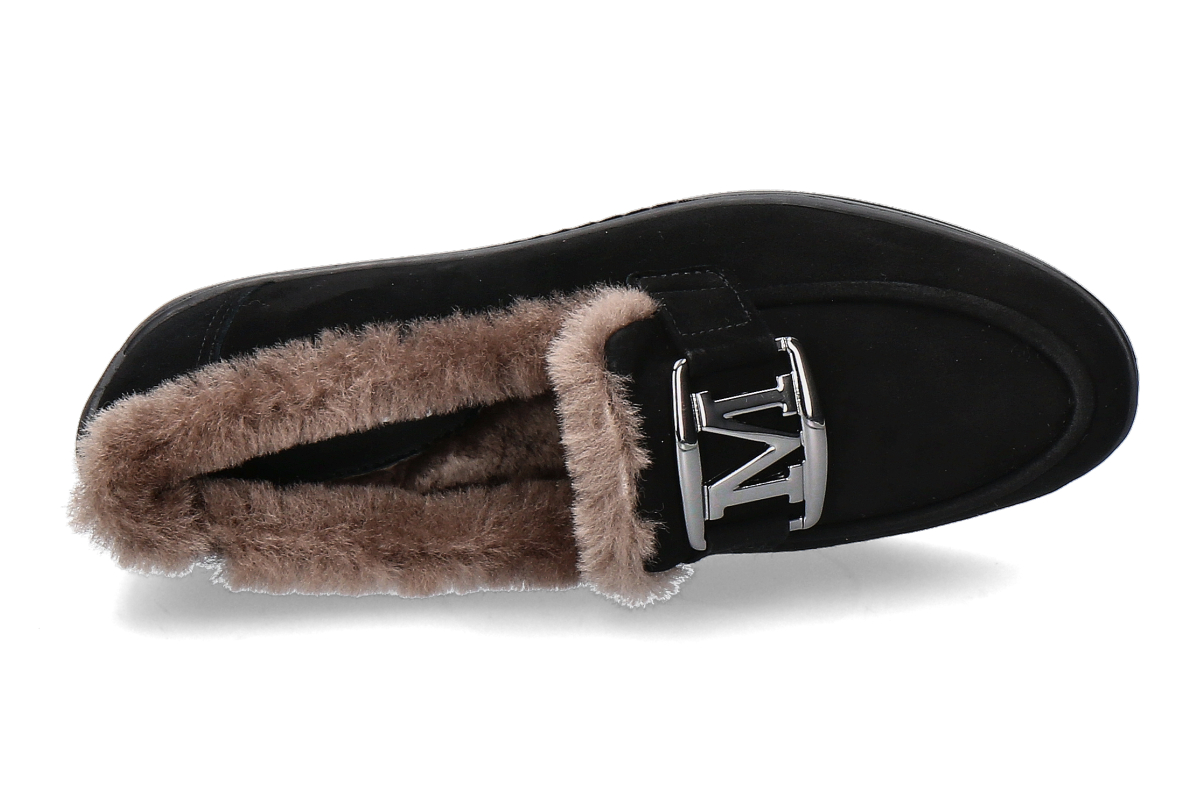 Mania Loafer gefüttert 1409 CAMOSCIO- schwarz_242000369_5