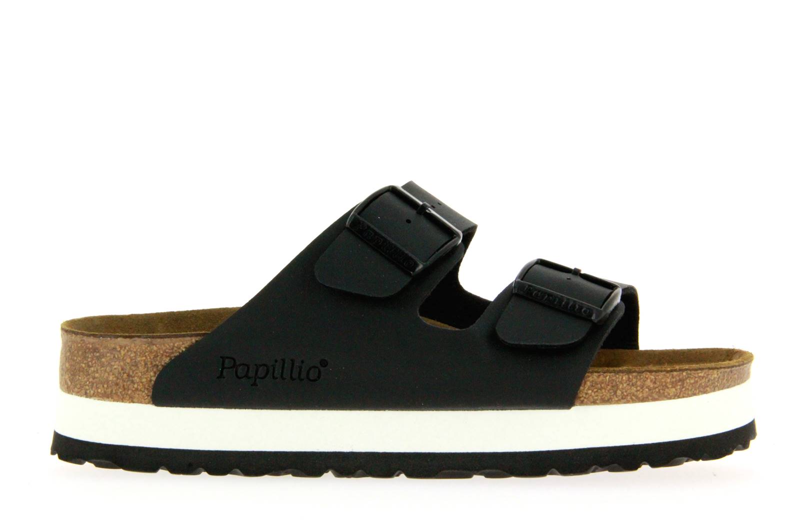 Papillio by Birkenstock Pantolette ARIZONA SCHMAL BIRKO-FLOR BLACK (40)