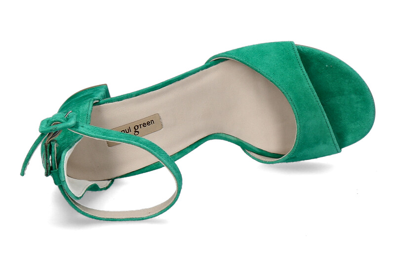 Paul Green Sandalette SAMTZIEGE SMARAGD JE6861