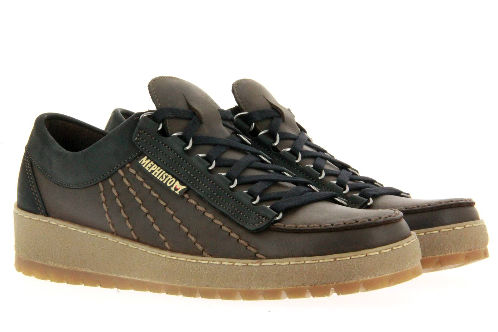 Mephisto Schnürschuh RAINBOW RAINBUCK DARK BROWN (45)