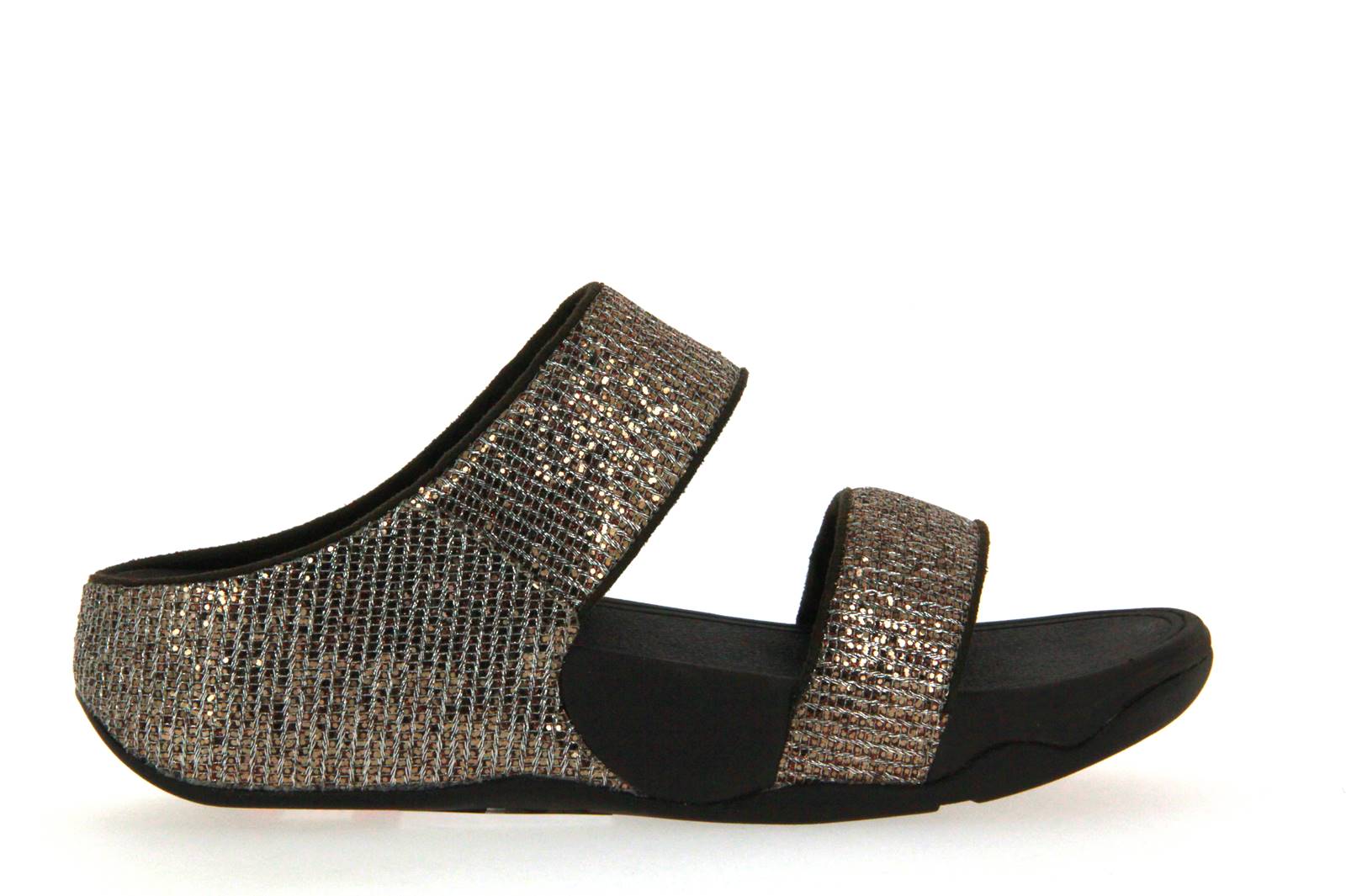 Fitflop Pantolette LULU SUPERGLITZ SLIDE BRONZE (39)