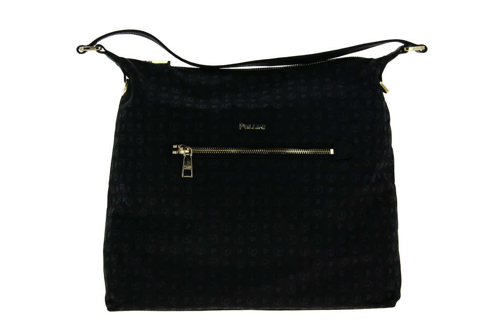 Pollini Tasche BORSA SOFT NYLON NERO VITELLO