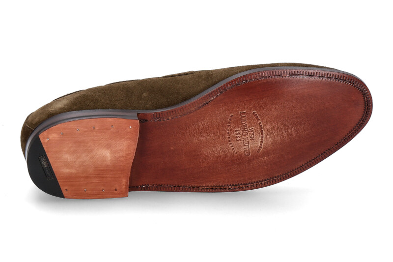 Ludwig Reiter Loafer TASSEL VELOURSLEDER JAGDGRÜN (40½)