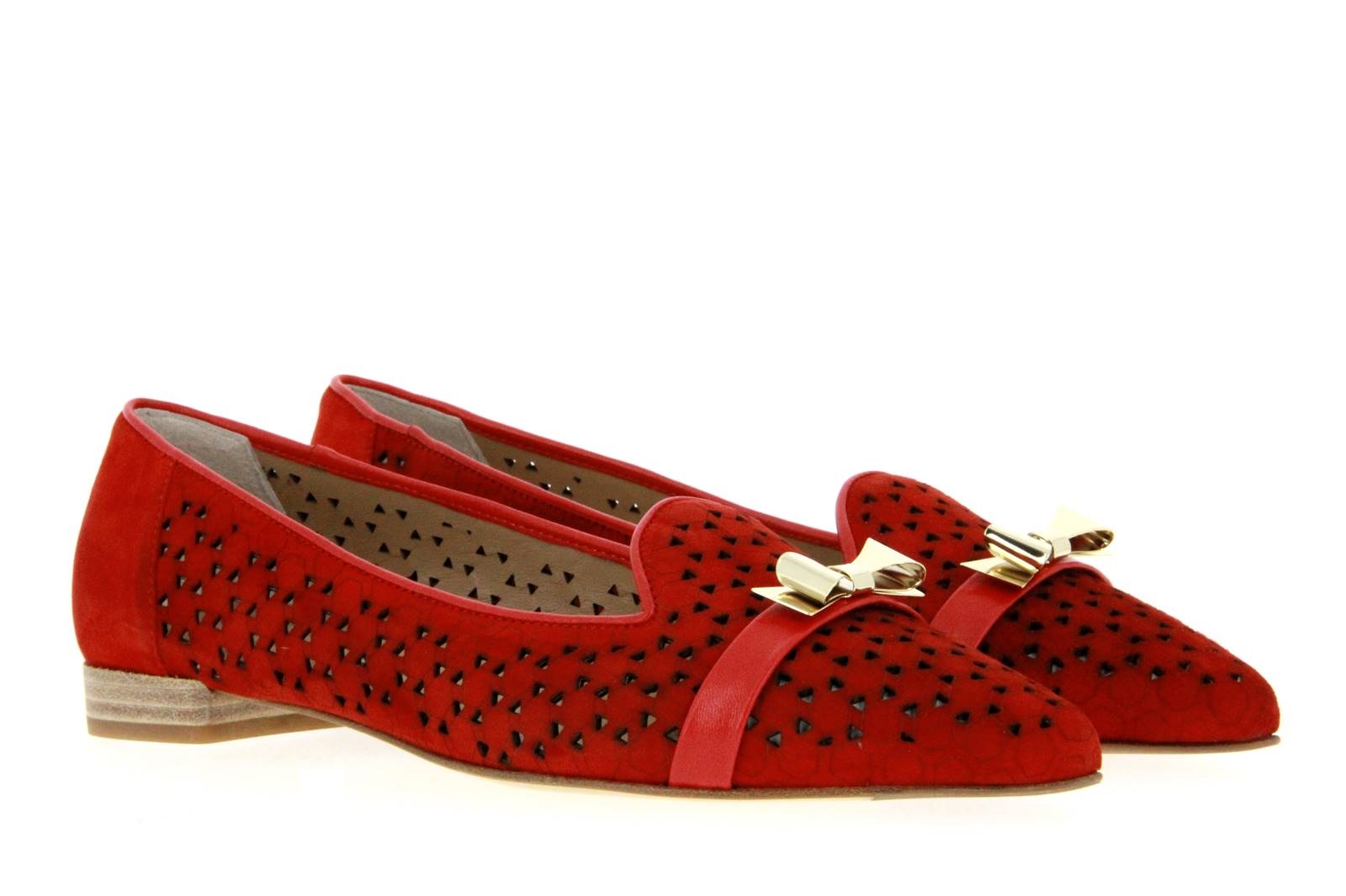 ScarpaRossa Slipper CAMOSCIO 1214 ROSSO NAPPA ROSSO (41)