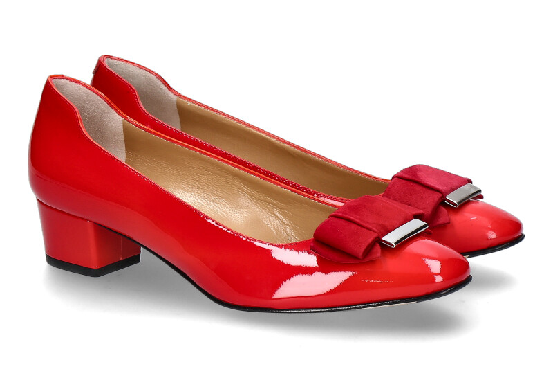 ScarpaRossa Pumps VERNICE ROSSA CAMOSCIO ROSSO (36½)