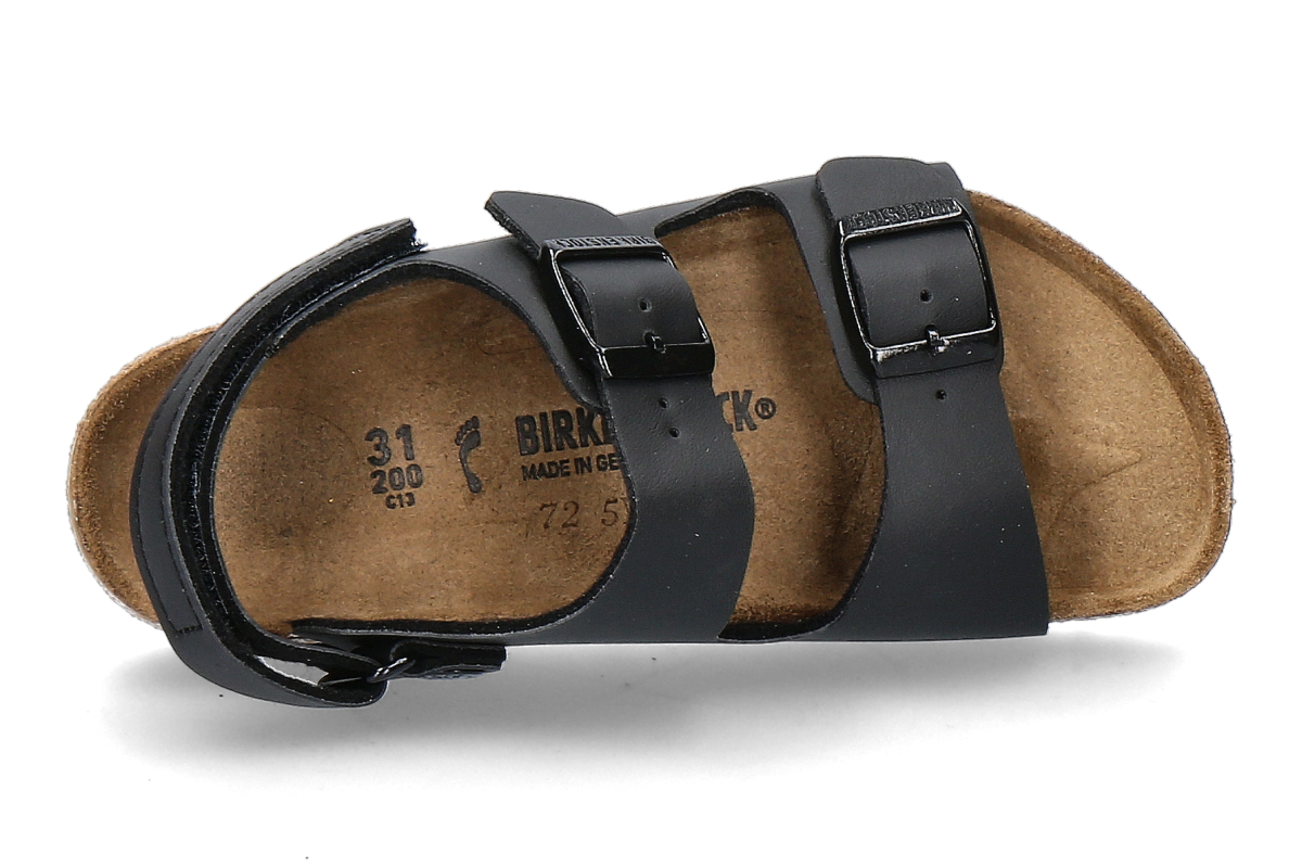 Birkenstock Kinder- Sandale MILANO BIRKO-FLOR SCHMAL- black_484000000_4